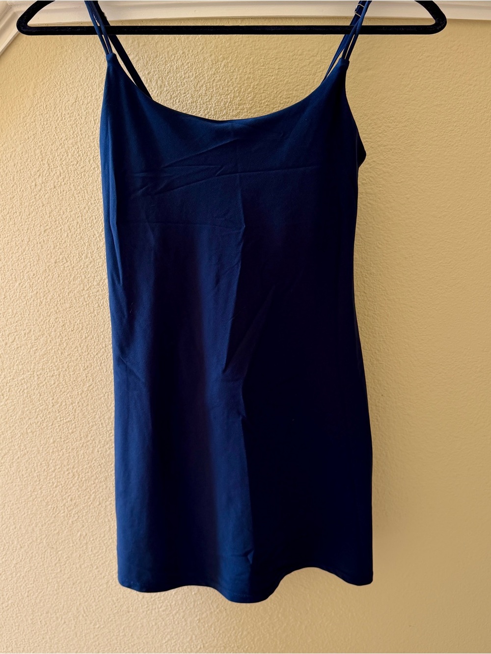 Navy Blue Traveler Mini Dress - Picture 2 of 3